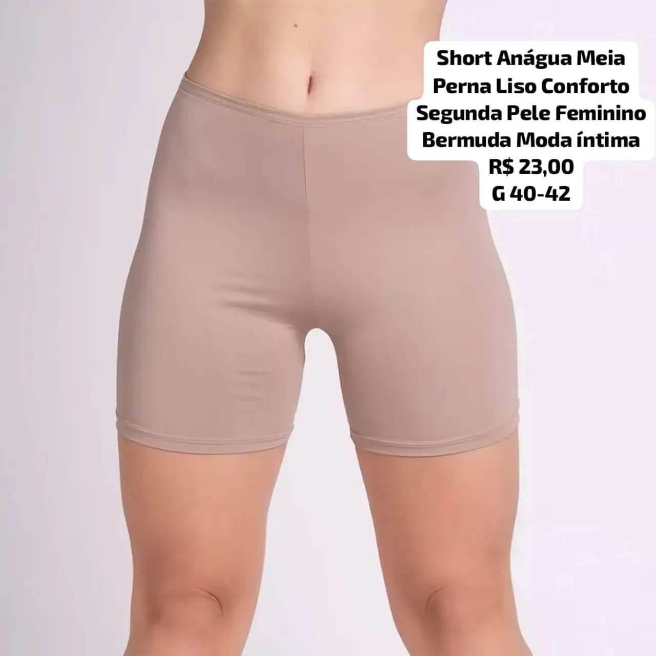 short feminino segunda pele  - Foto 2
