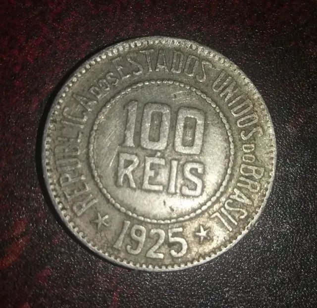 Moeda 100 réis 1925