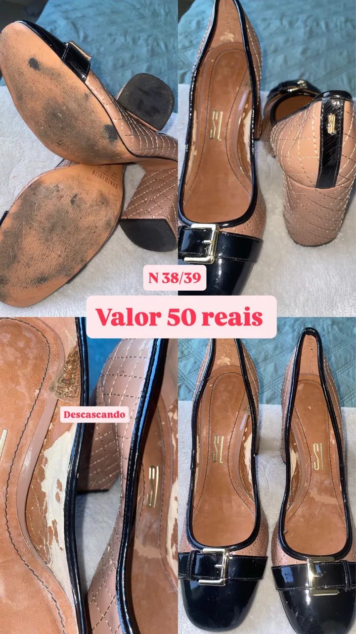 Sapatos semi novos - Desapego - Foto 2