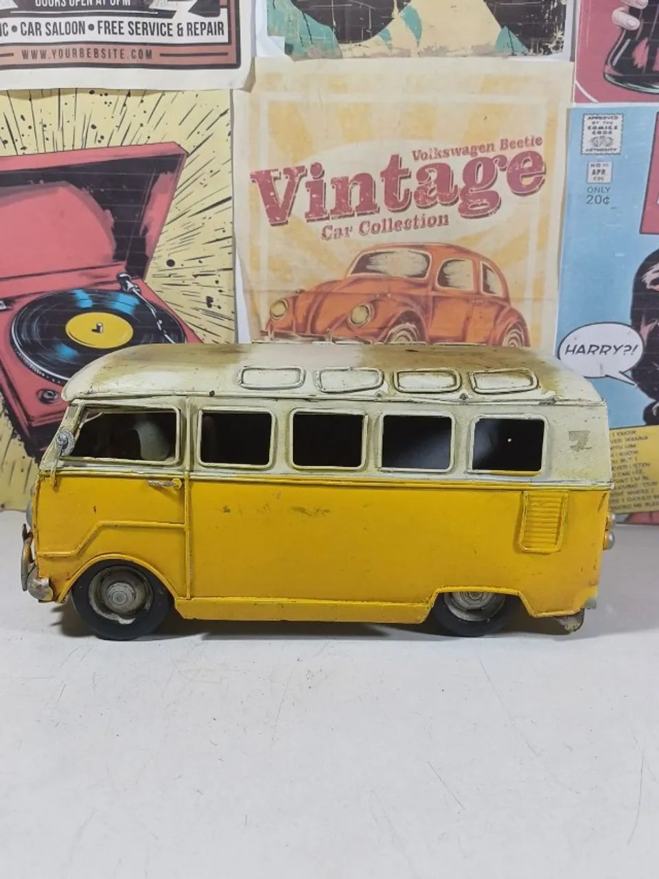 Miniatura perua de lata colecionável  - Foto 2
