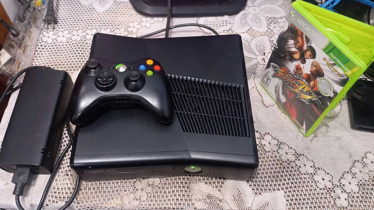 Xbox 360 Slim Bloqueado Completo  - Foto 3