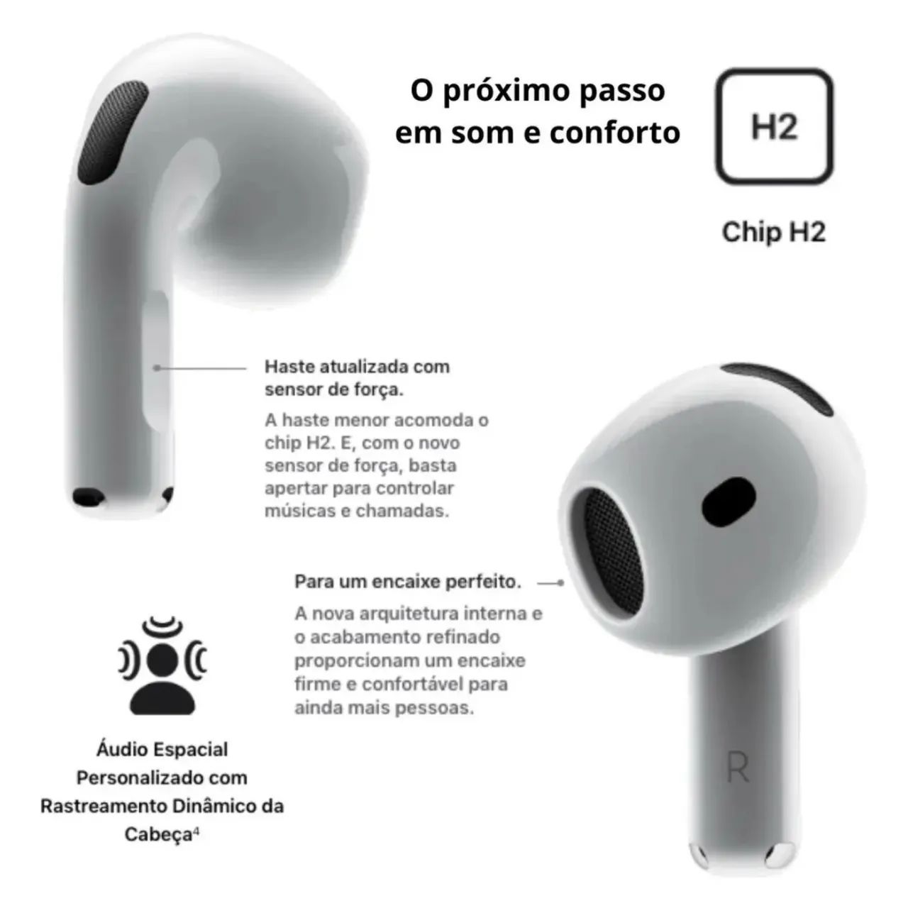 AirPods 4 Original Apple - Fones de Ouvido - Caçari, Boa Vista