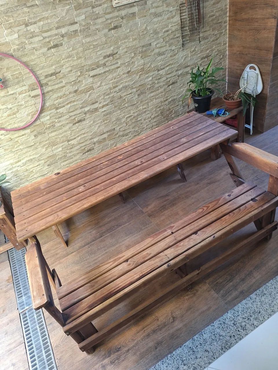 Banco/Mesa para varanda - Foto 4