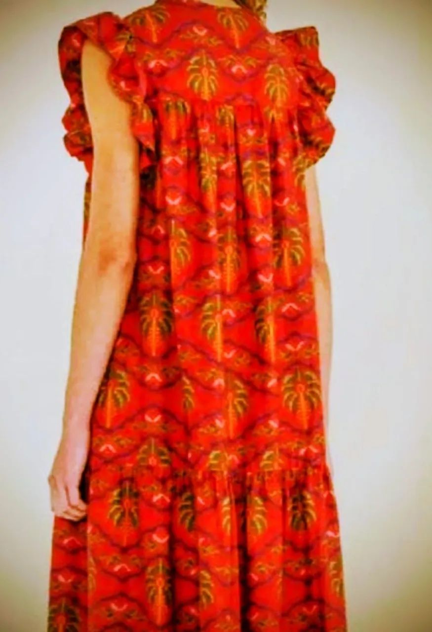 Vestido longo coqueiral-Farm-P - Foto 2