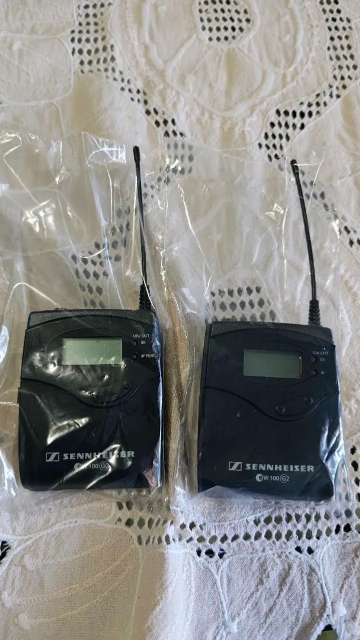 Bodypack Sennheiser G2 transmissor e receptor 