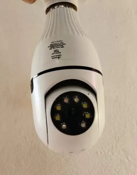 CAMERA LAMPADA DE SEGURANÇA  - Foto 2