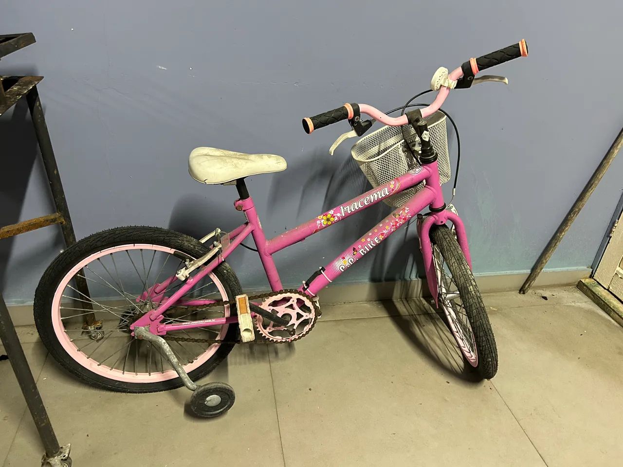 Bicicleta infantil rosa