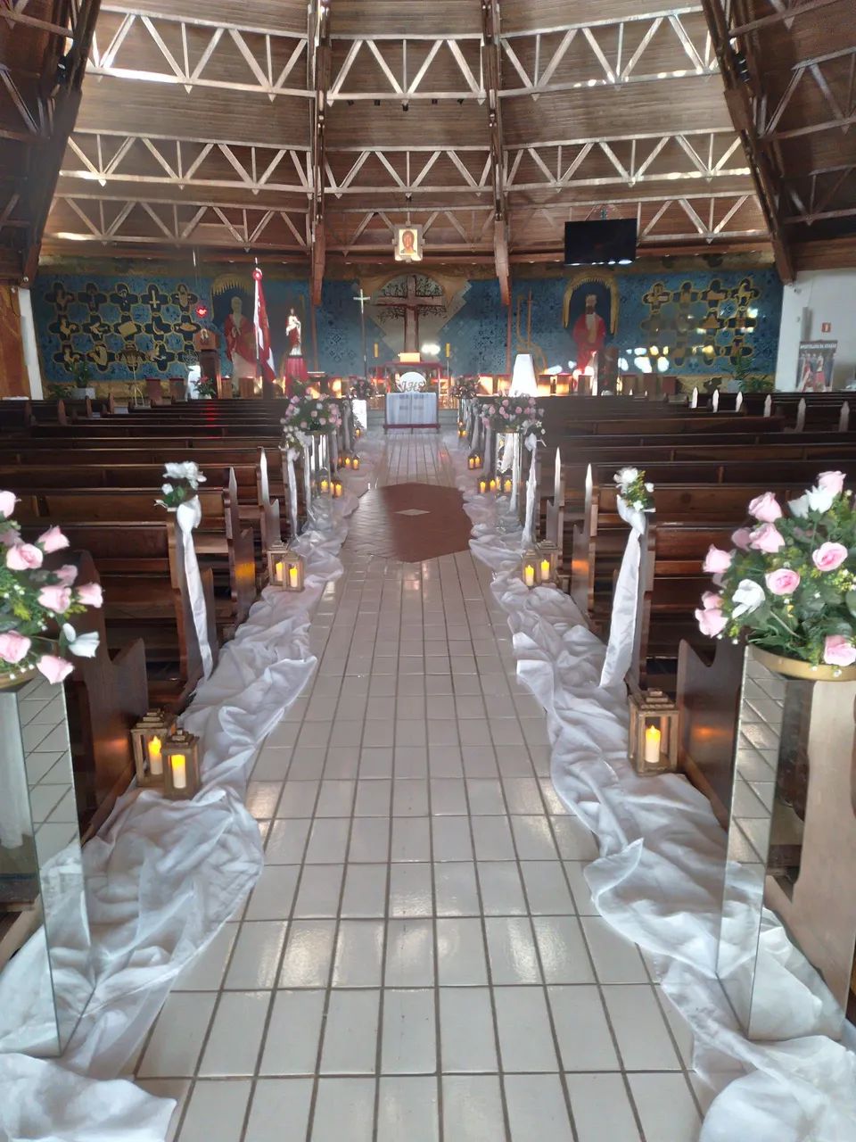 Decoração corredor para casamento - Foto 2