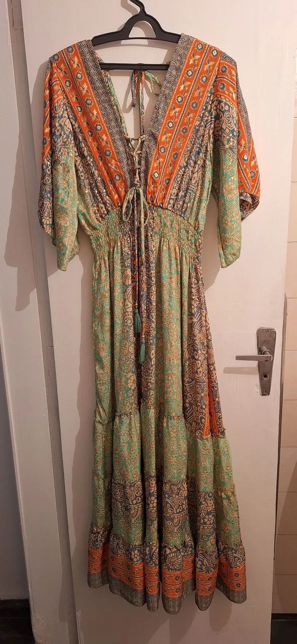 Maravilhoso Vestido Indiano - Foto 2