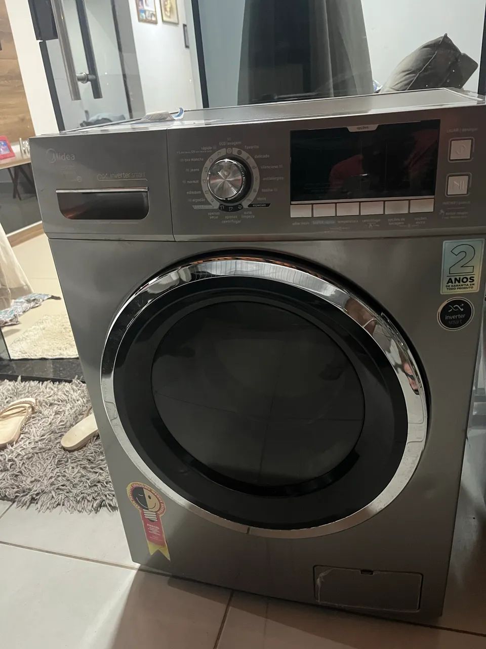 Vendo lava e seca Mideia bem nova - Foto 4