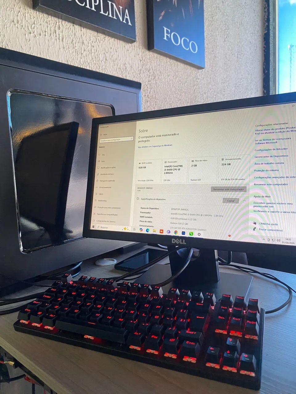 Computador completo i5 8400 - Foto 4