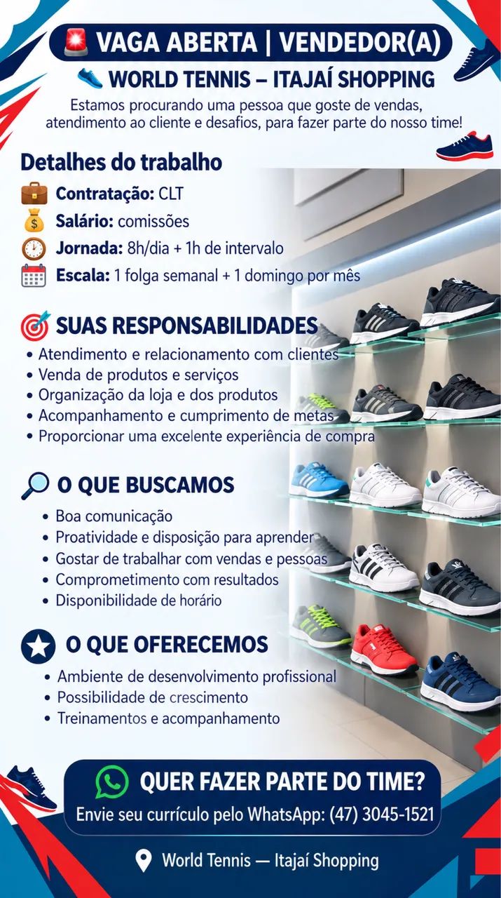 Vaga de emprego 
