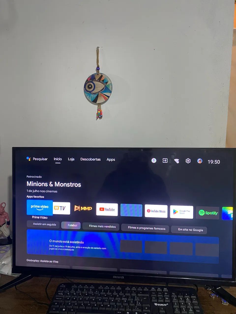 Tv aiwa 32? smartv semi nova - Foto 5