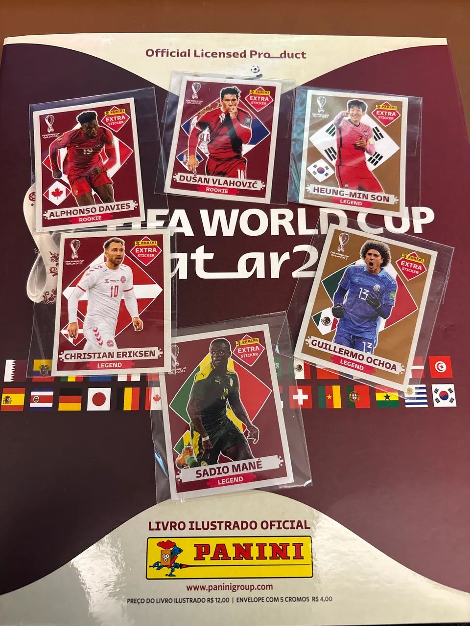Figurinhas Legends - COPA DO MUNDO - 2022 - Hobbies e coleções