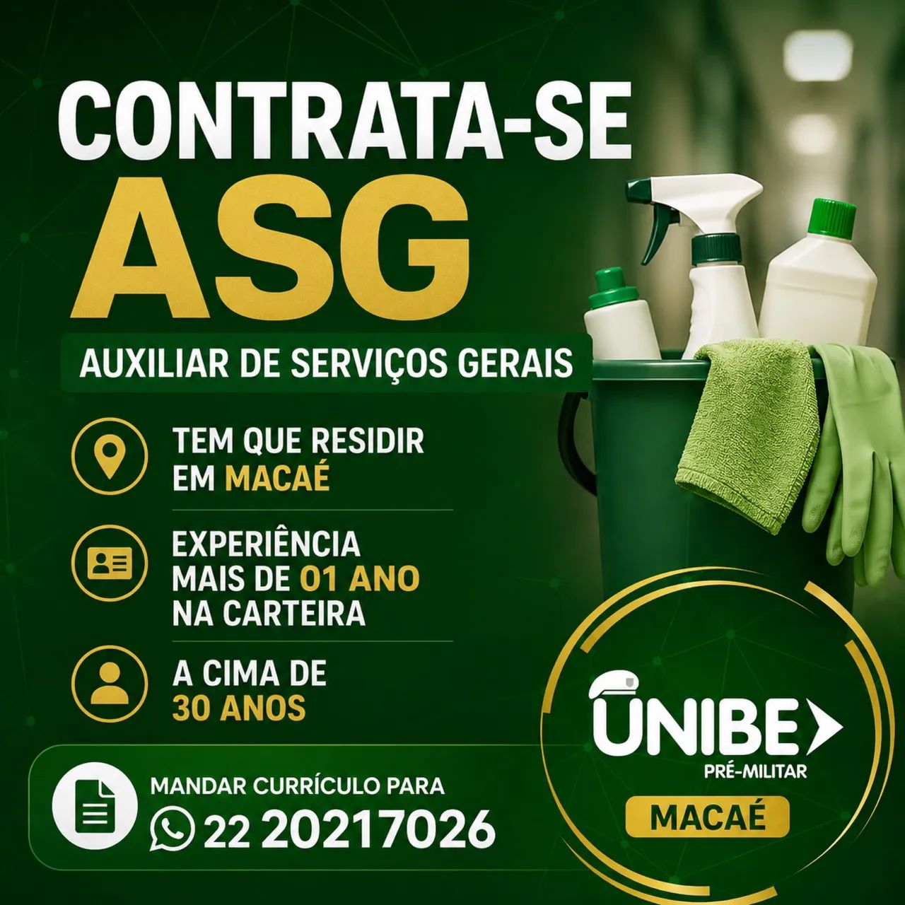 Vagas para ASG 