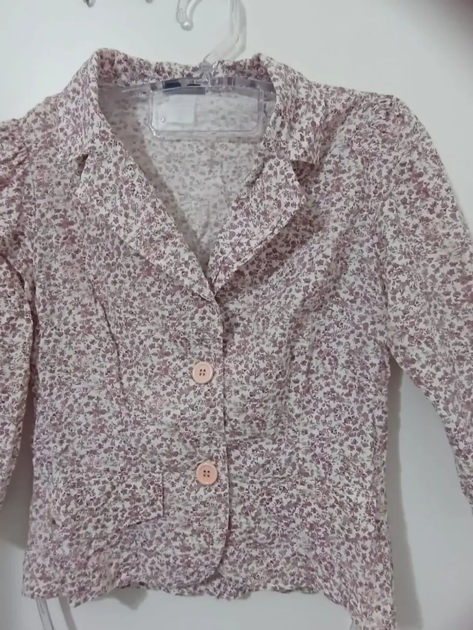 Blazer feminino florido - Foto 3