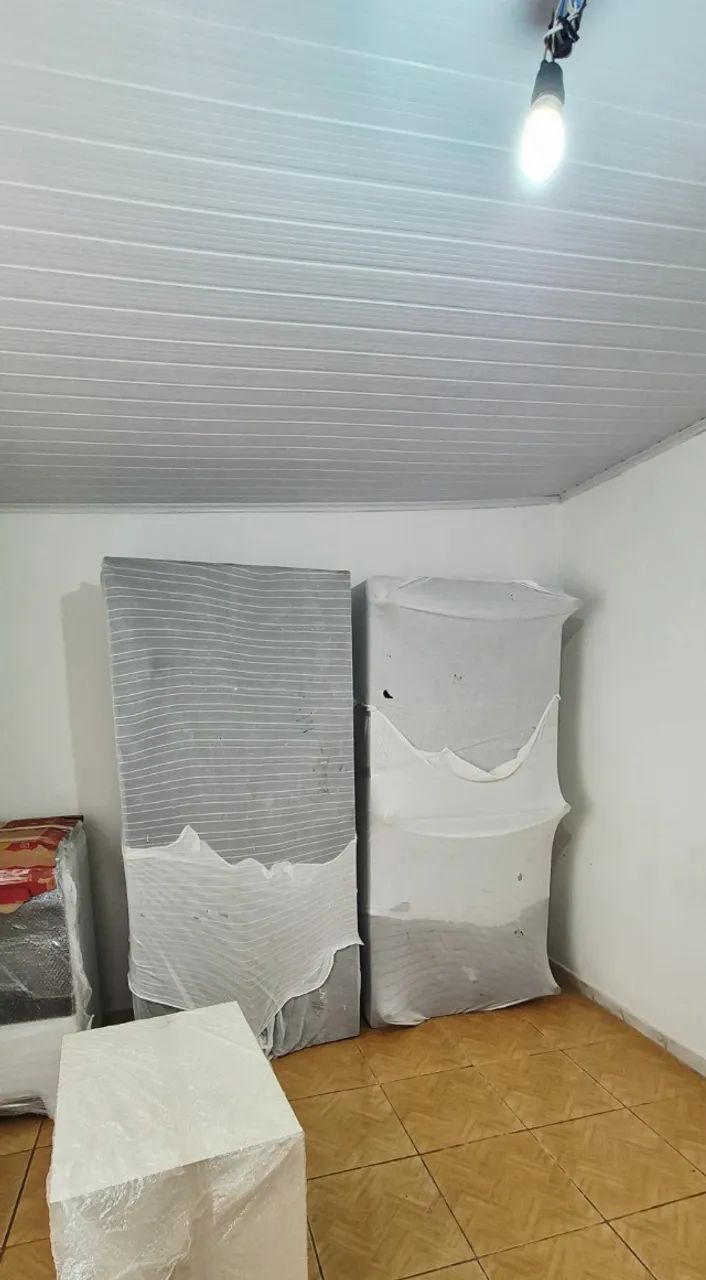 CAMA BOX + COLÇHÃO QUEEN  PERFEITA SEMINOVA - Foto 5