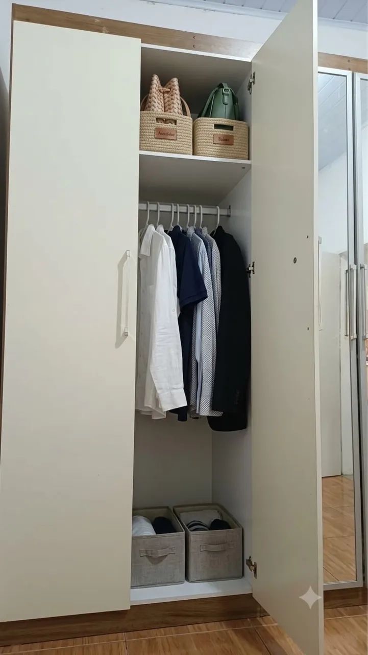 Guarda roupa com espelho grande - Foto 3