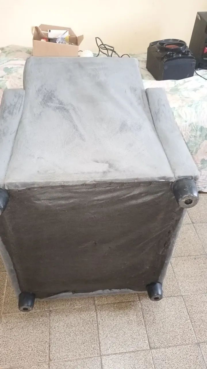 Protona aveludado cinza 65578361679363123