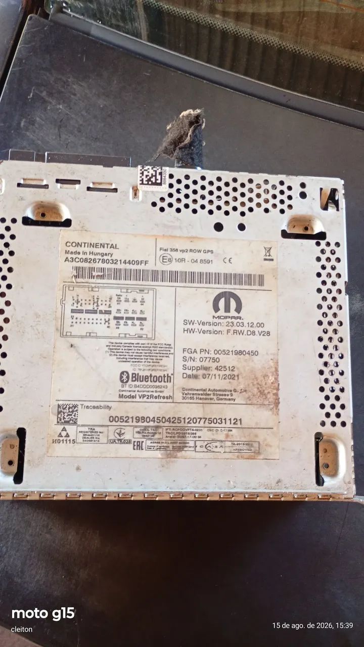 Módulo multimídia argo e cronos 
