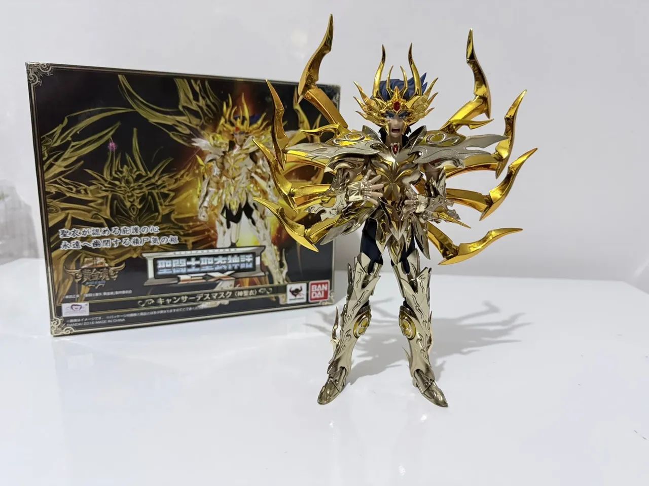 xodiac トレカ musicplant Saint Seiya SOG Cancer Deathmask God - Cloth Myth Ex- Bandai