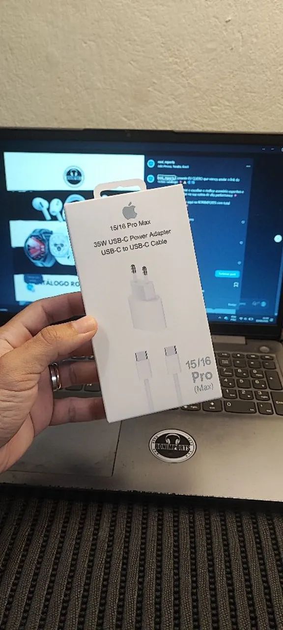 Carregador completo para Ios - USB C + USB C - Premium - 35W - Foto 5