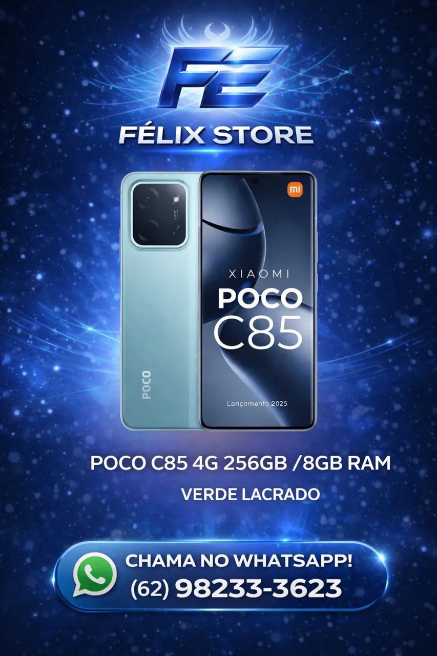 Xiaomi Poco c85 4G 256GB/8GB RAM VERDE NFC 