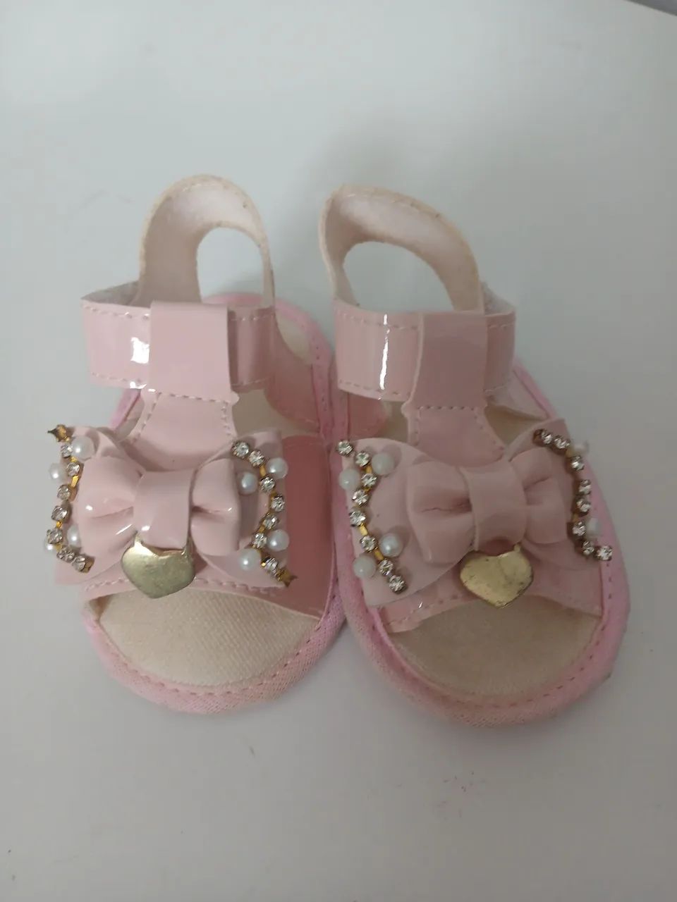 Sapatos de bebe menina cada apartir de 10,00 olhar descrição  - Foto 2