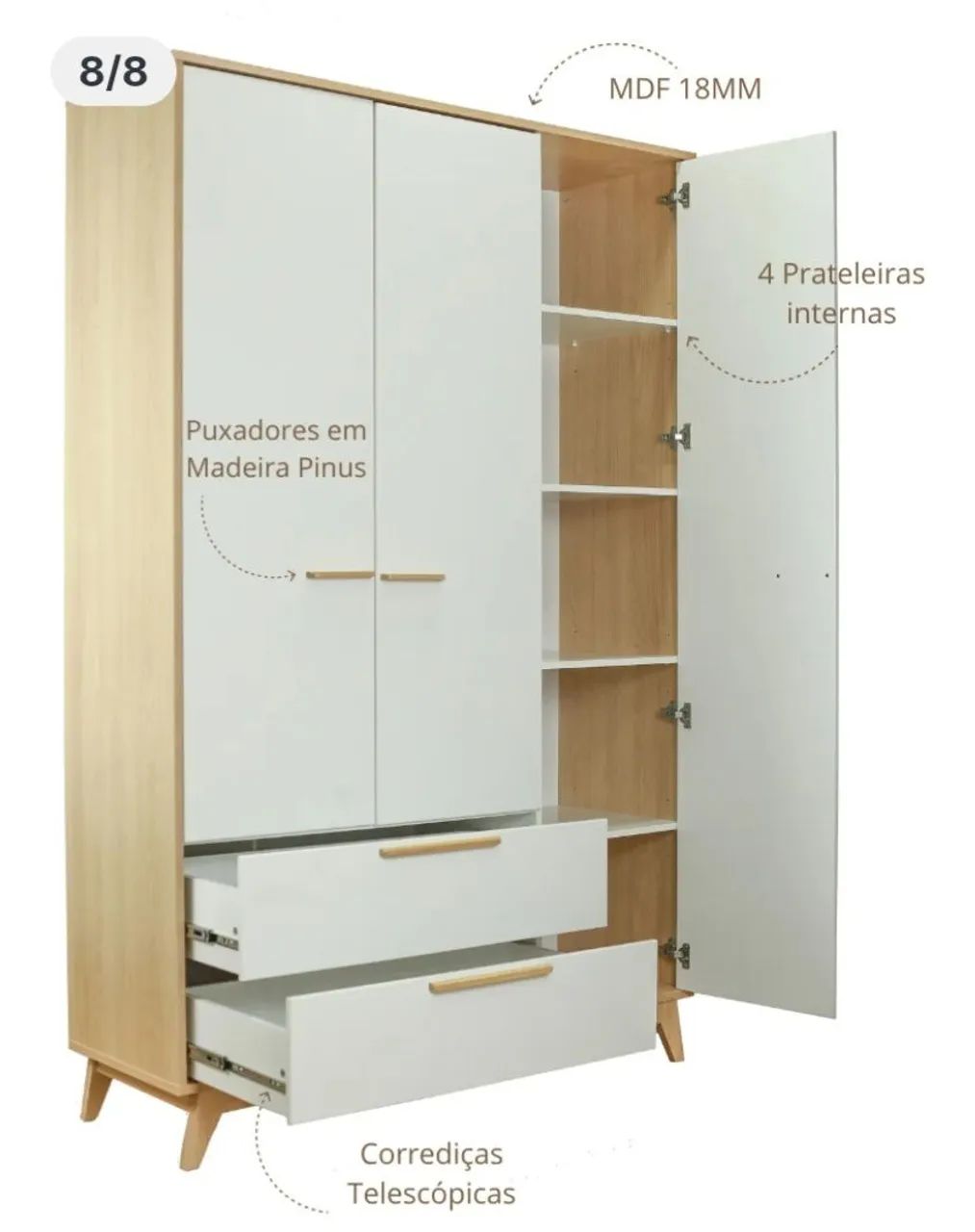 Guarda-roupa Quaters - Foto 2