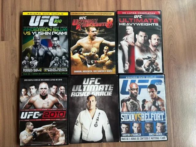 6 DVDs lutas de UFC - CDs, DVDs etc - Cabral, Curitiba 1490569962
