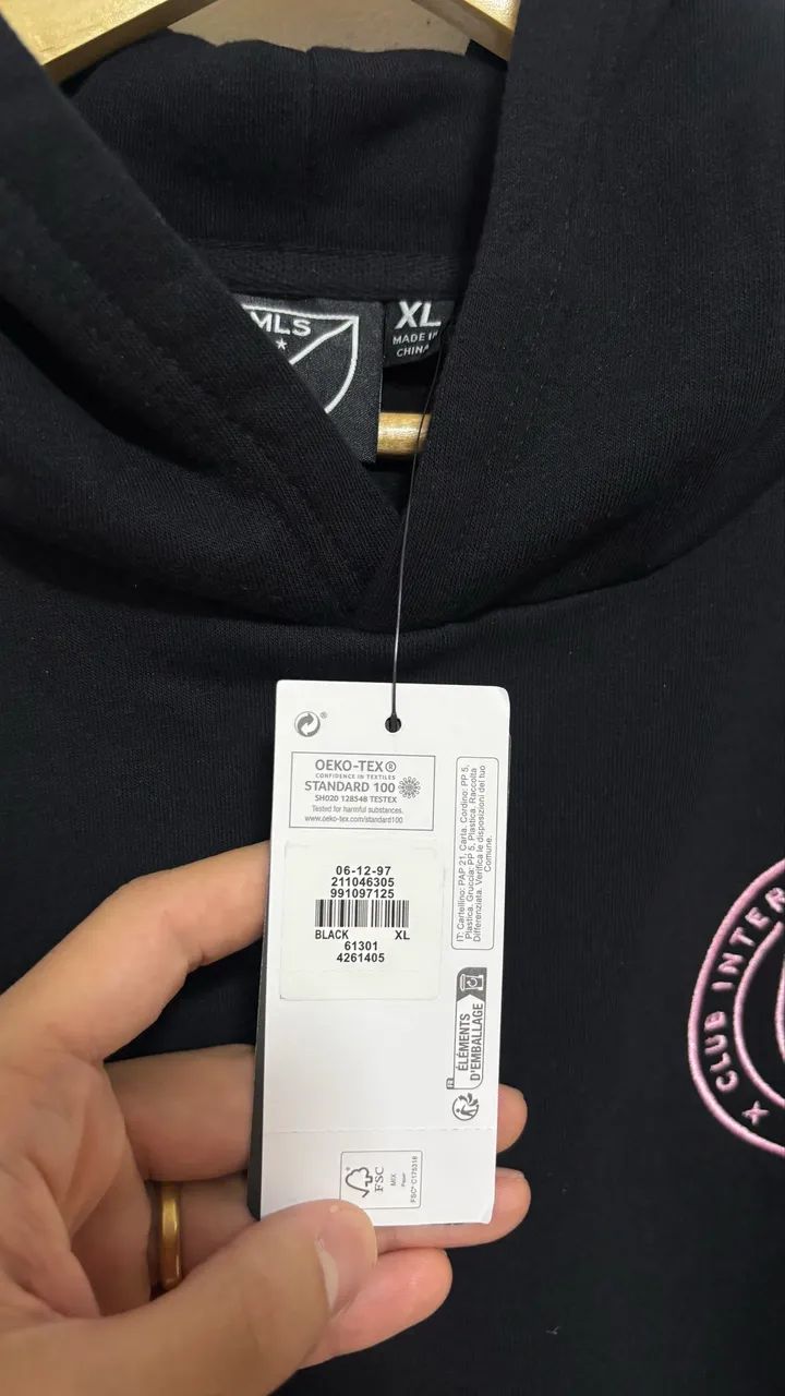 Inter Miami CF Blusão Moletom Hoodie  - Foto 5