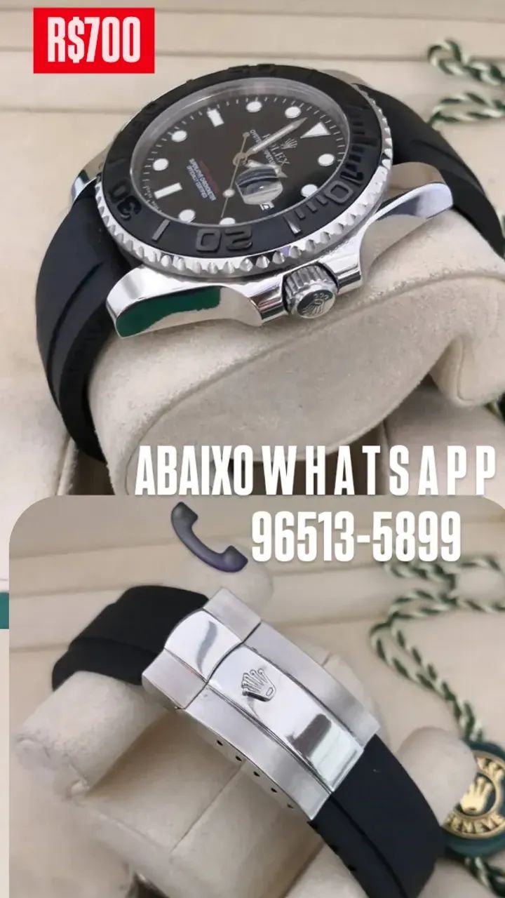 Relógio ROLEX YACHT MASTER AUTOMÁTICO  - ENTREGAMOS  - Foto 2