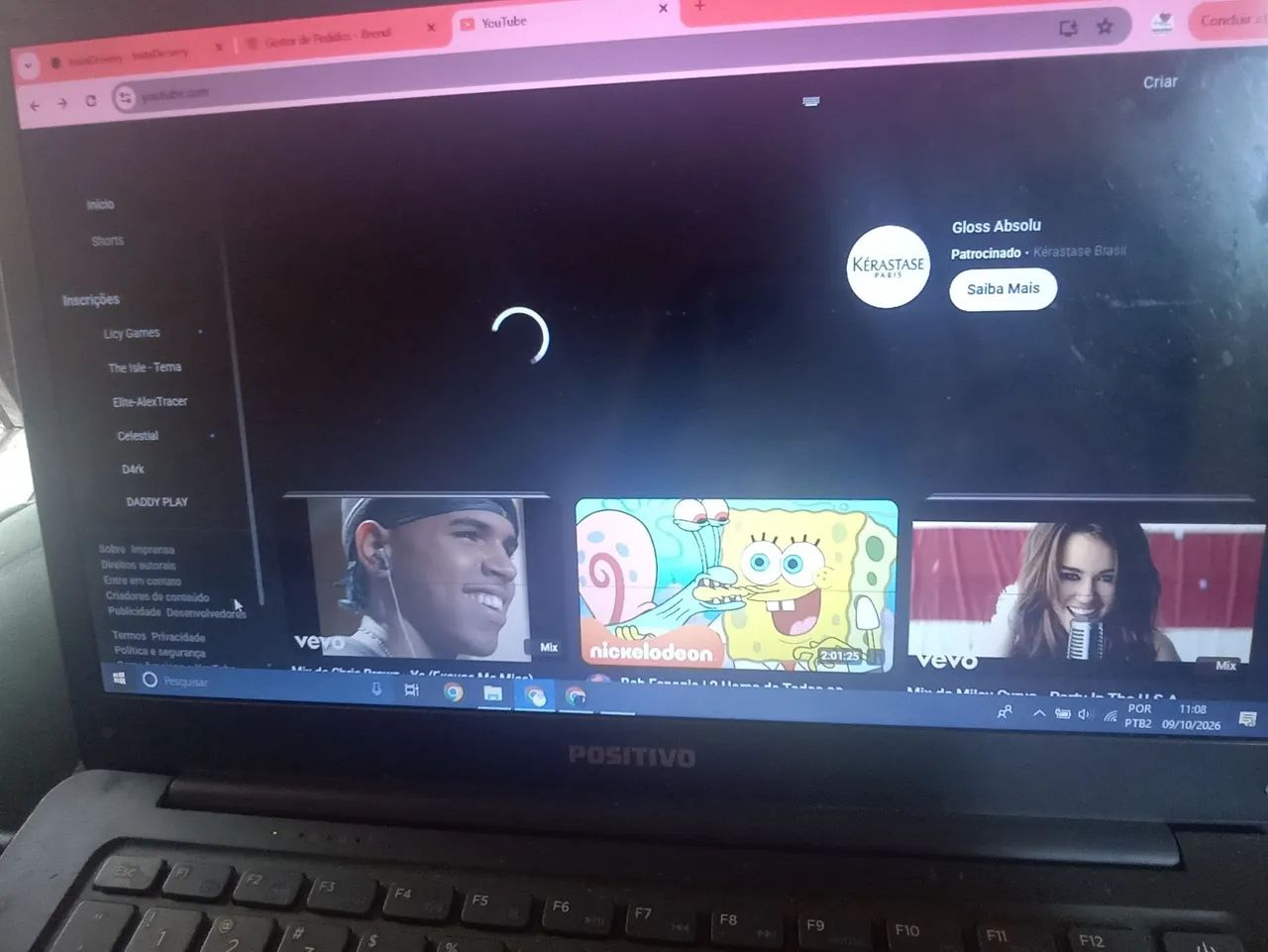 Notebook possitivo