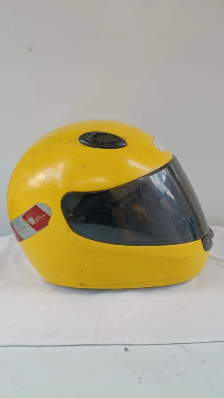 Capacete sky amarelo N60 G  - Foto 4