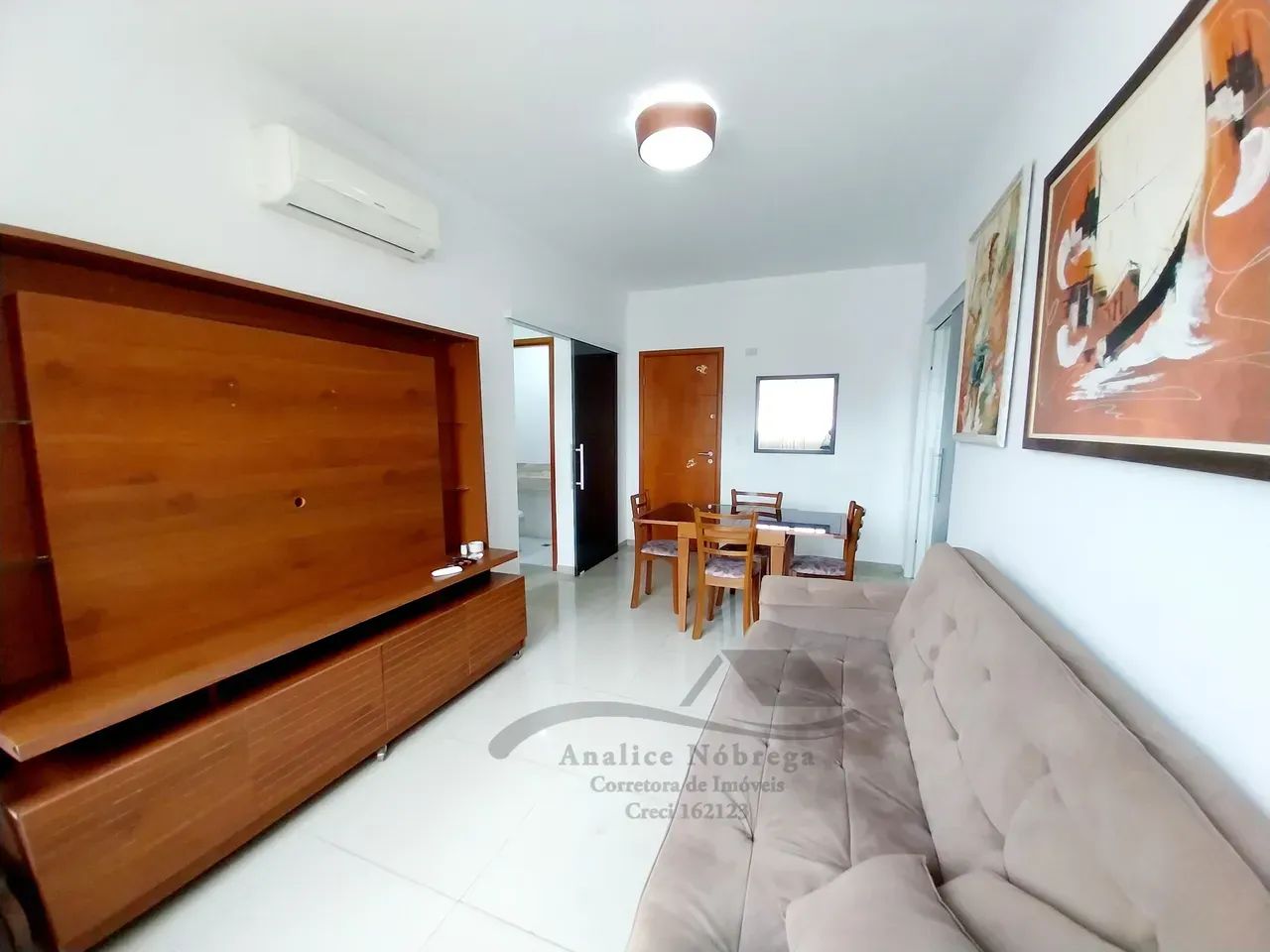 1 suite 2 banheiros mobiliado e ar condicionado - Foto 5
