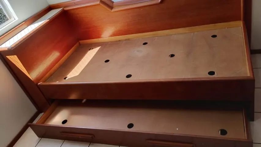 Cama solteiro bicama madeira