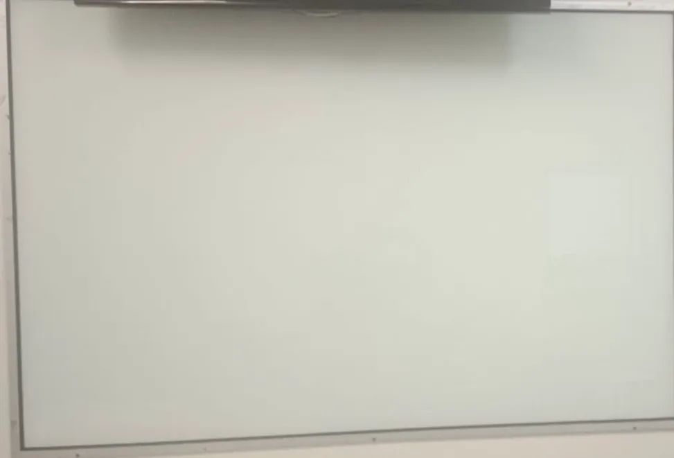 Quadro branco escolar de vidro 
