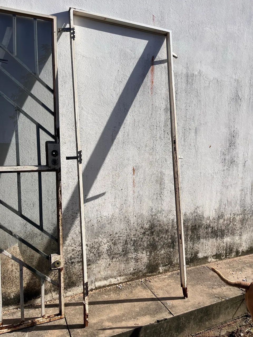 Porta de ferro para reforma 