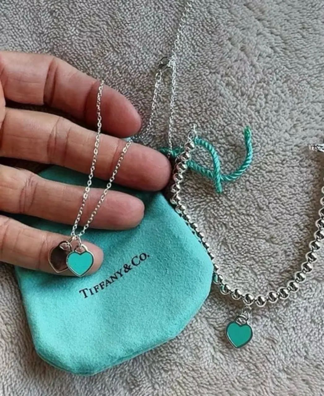 Cola e pulseira tiffany & co - Foto 5