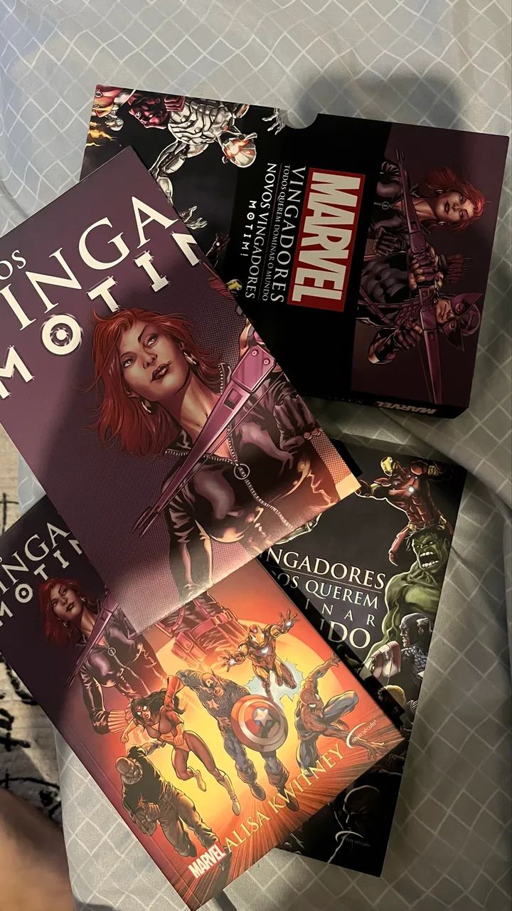 Box de livros Vingadores