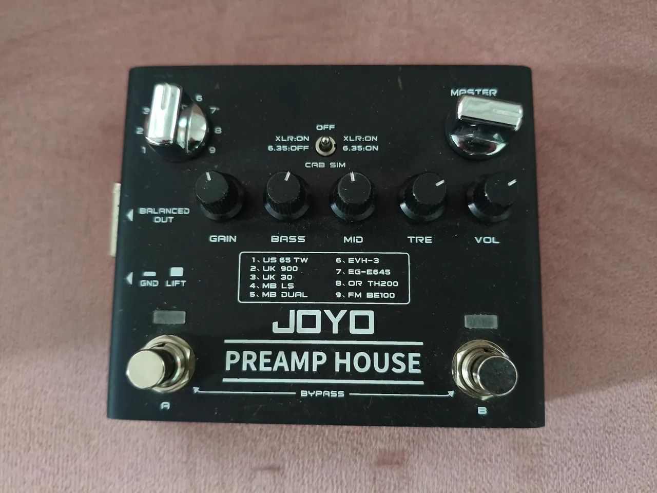 Pedal pré amp Joyo 