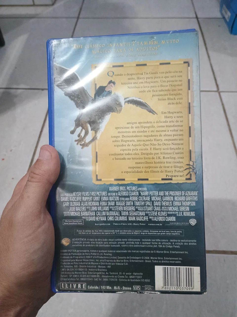 vhs harry potter 3 eo prisioneiro de ascaban legendado - Foto 3