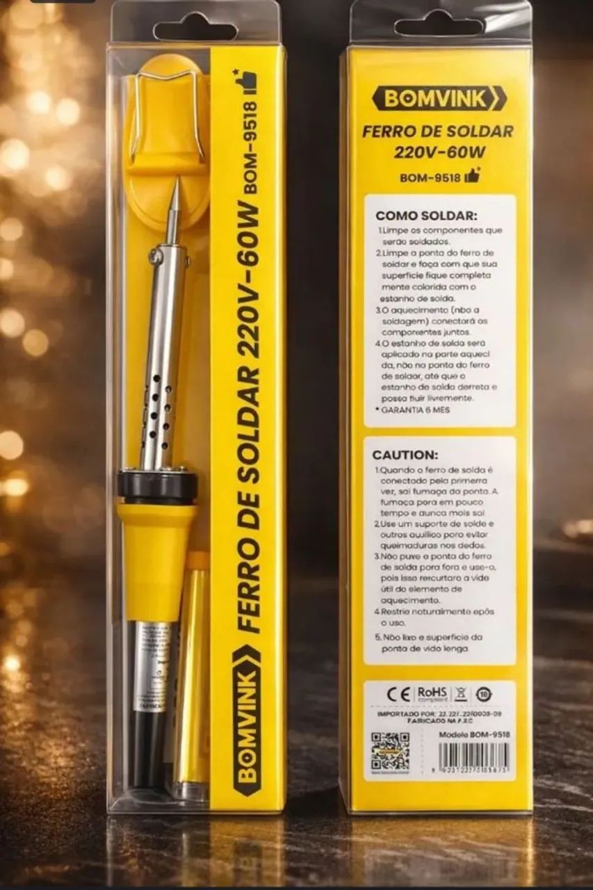 Ferro de solda de 60wt  fazer entregar - Foto 2