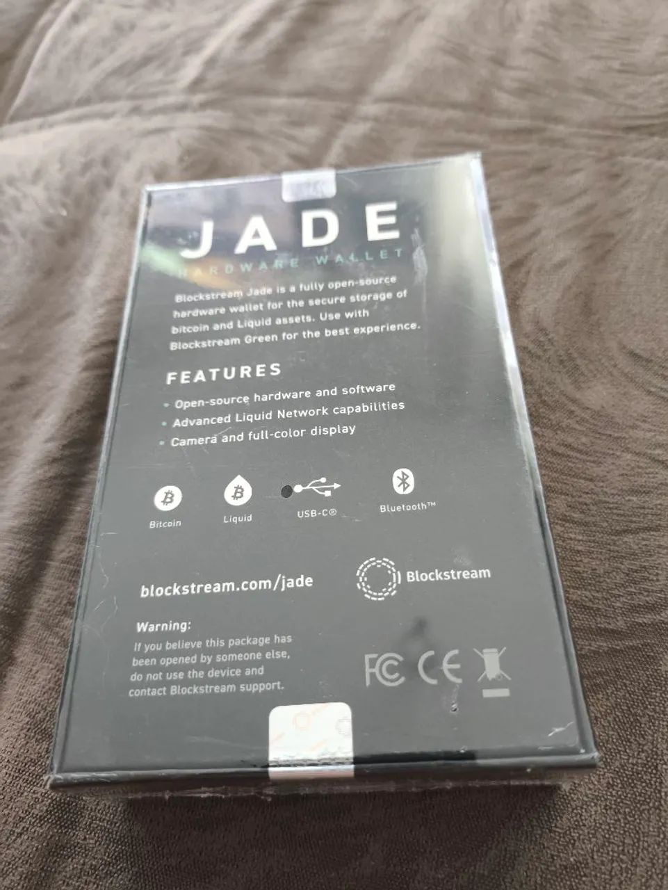 Carteira Hardwallet cripto Jade LACRADA  - Foto 2