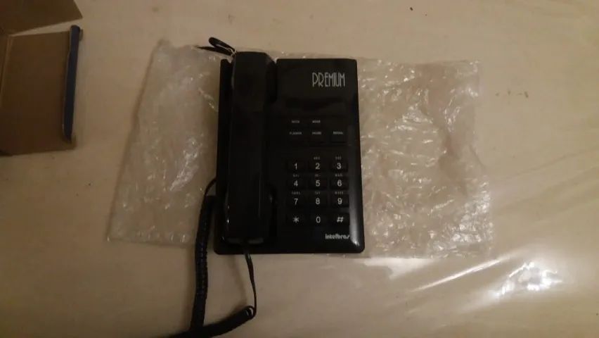 Telefone Fixo Intelbras Modelo Premium - Cor Grafite