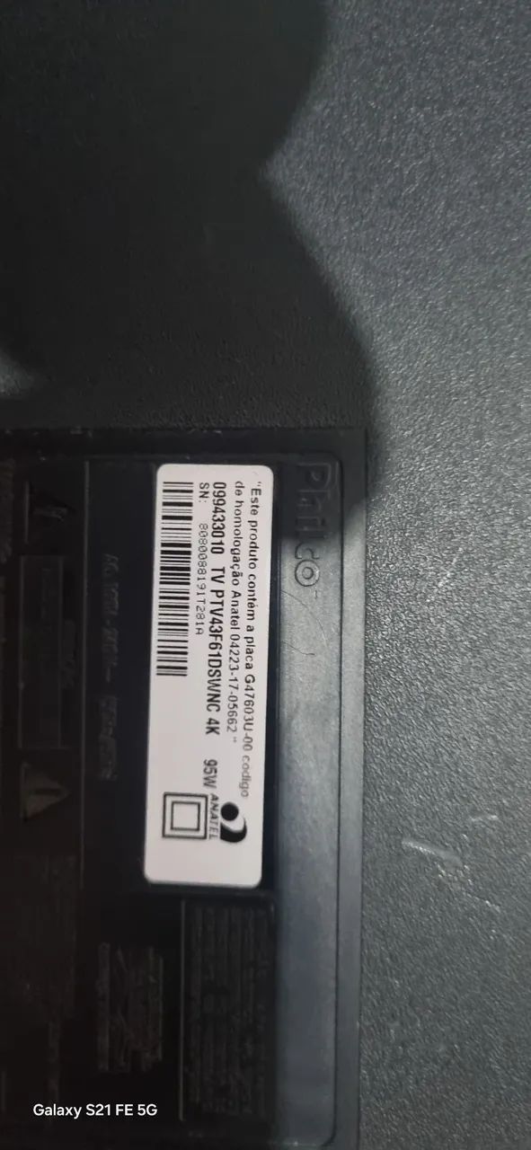 Vendo tv philco 43 polegadas com tela quebrada  - Foto 2