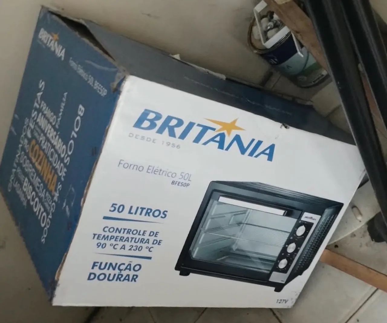Forno eletrico britania 50 litros com grill e timer - Foto 2