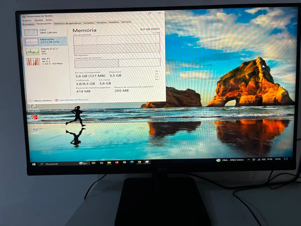 Computador usado excelente para trabalho e estudo - Foto 4