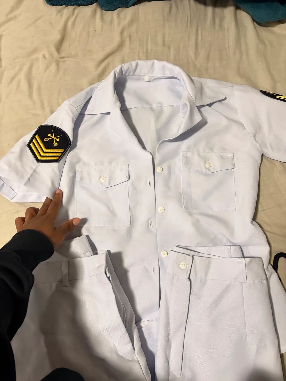 Uniforme marinha 5.5branquinho - Foto 2