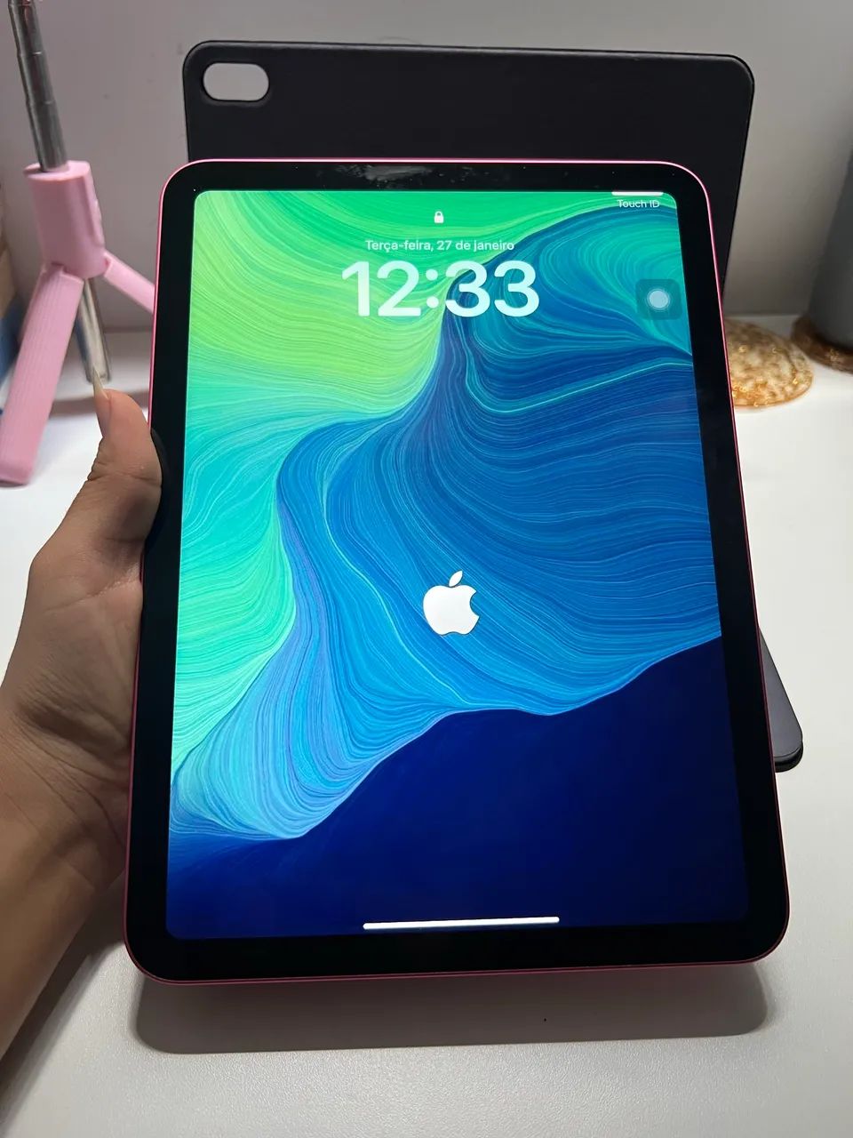 iPad Com Teclado e Caneta digital 